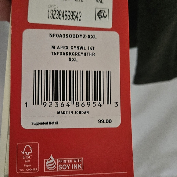 The North Face Men's Crewneck Sweater - Dark Gray - Picture 5 of 5